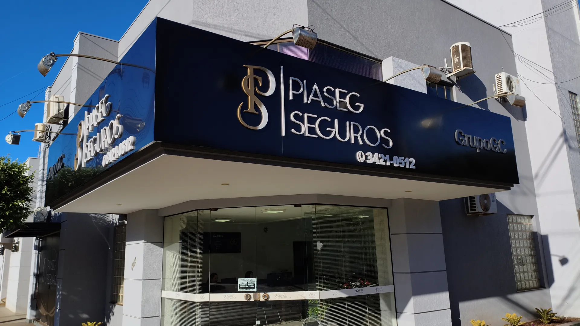 Fachada da unidade Piaseg Seguros